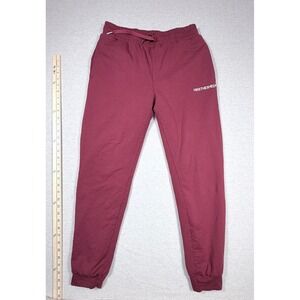Free The Sheep Mellow Days Fleece Sherpa Lined Jogger Burgundy Maroon Men Lounge